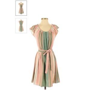 Lauren Conrad Casual Striped Boho Dress